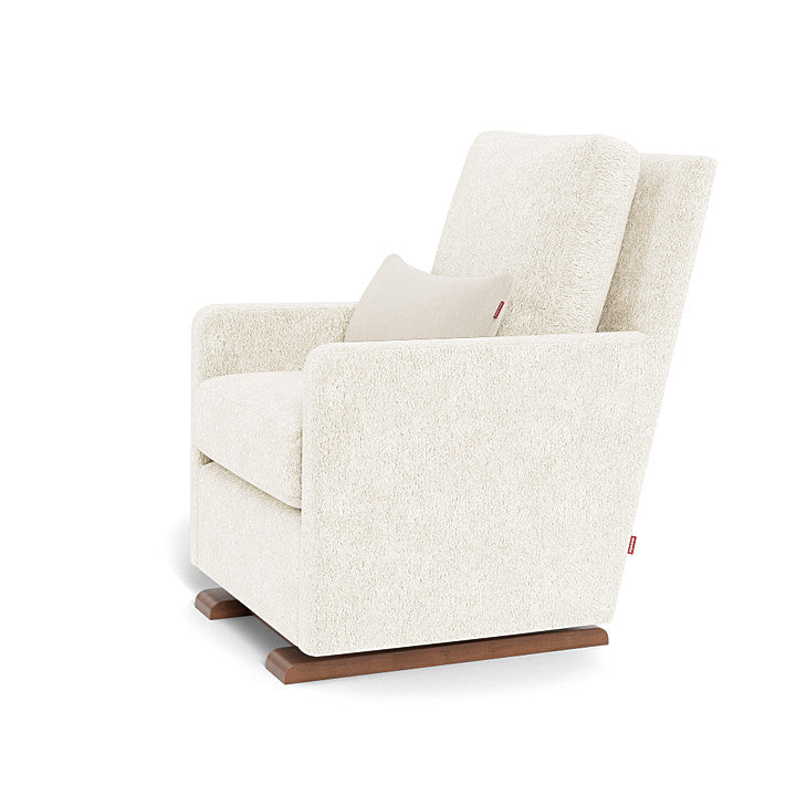Como Faux Sheepskin Glider Chair & Ottoman