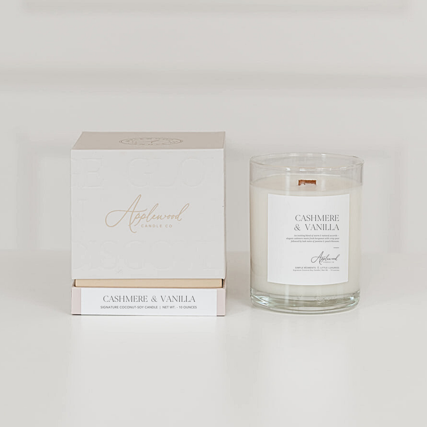 Cashmere & Vanilla Clean Signature Coconut Soy Candle