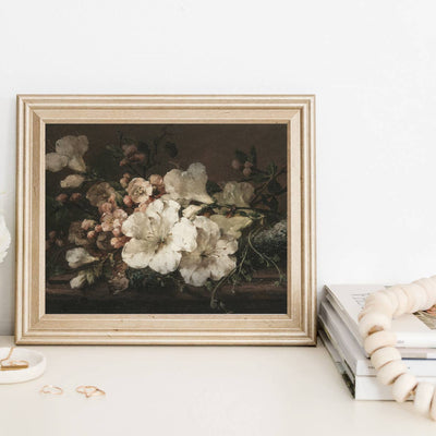 Moody Floral Art Print: 11x14in