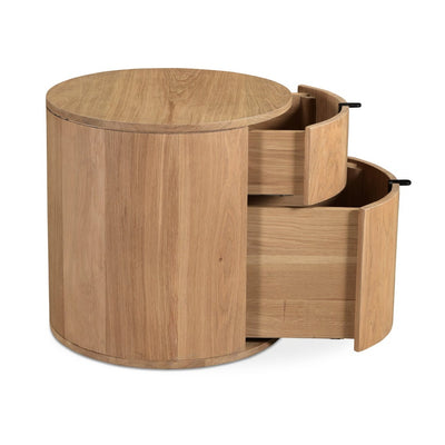 Theo Two Drawer Nightstand