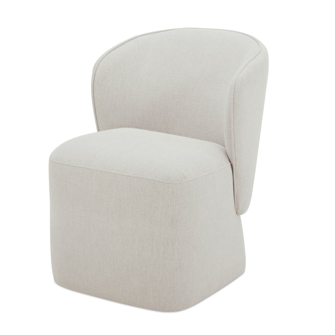 Larson Performance Fabric Rolling Dining Chair