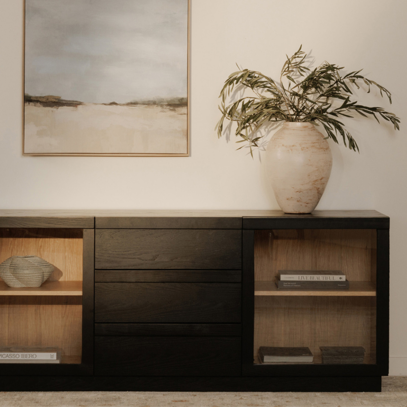 Charlotte Black Sideboard