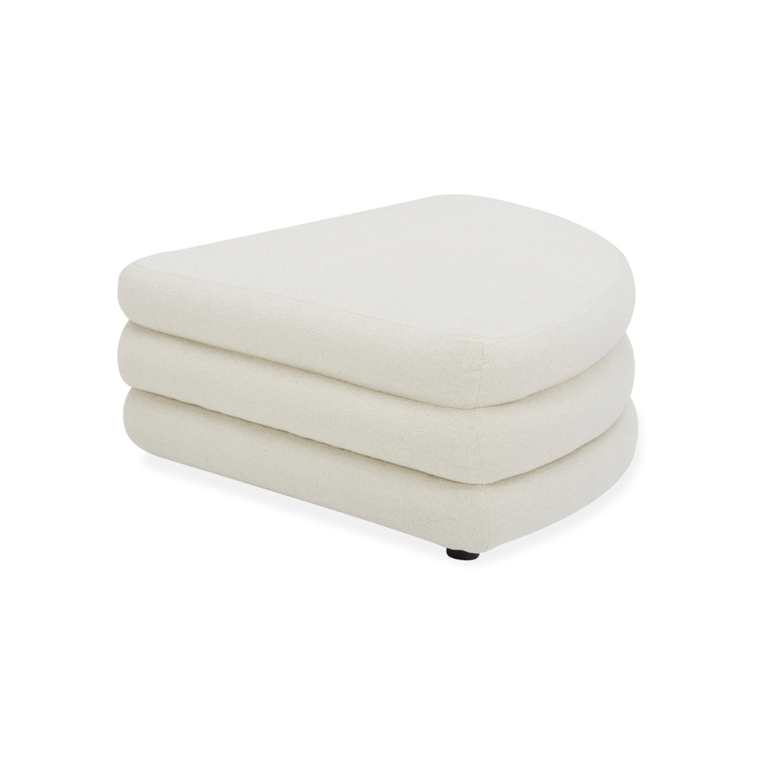 Lowtide Curved Ottoman