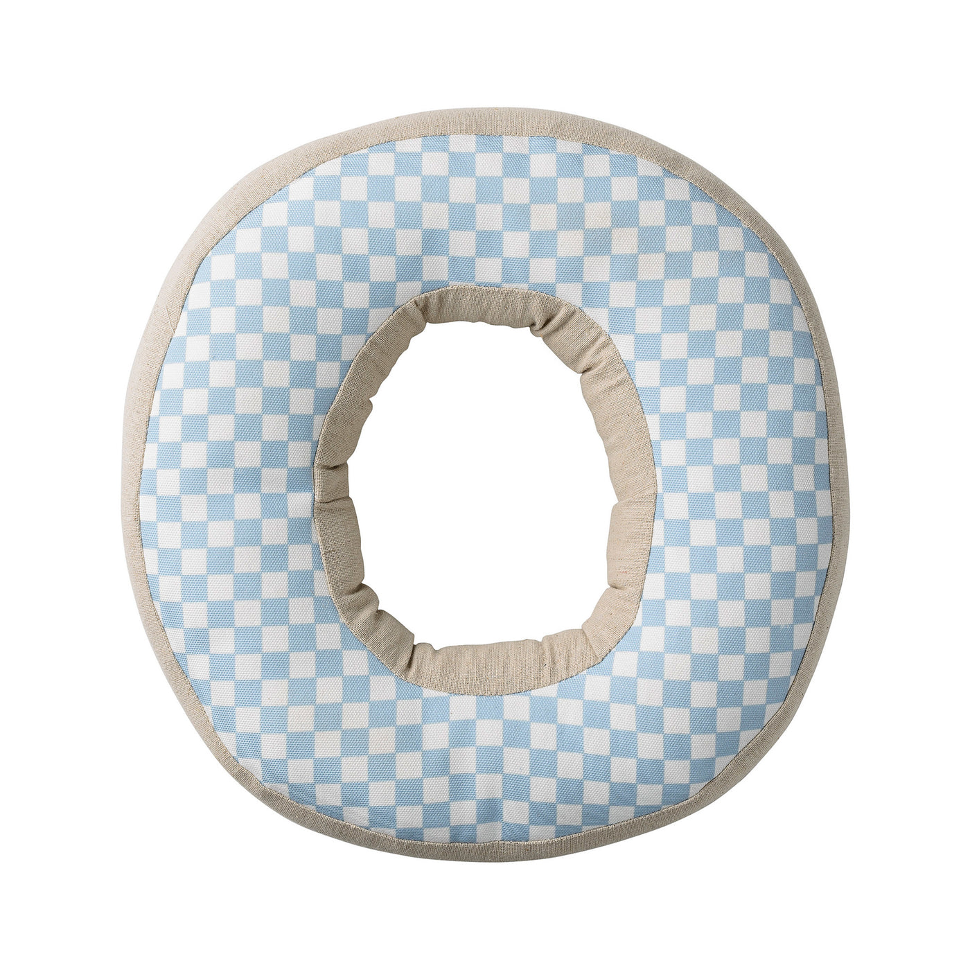 'O' Cotton Pillow with Pattern