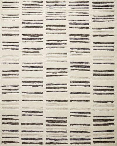 Bennett Rug, Ivory/Charcoal