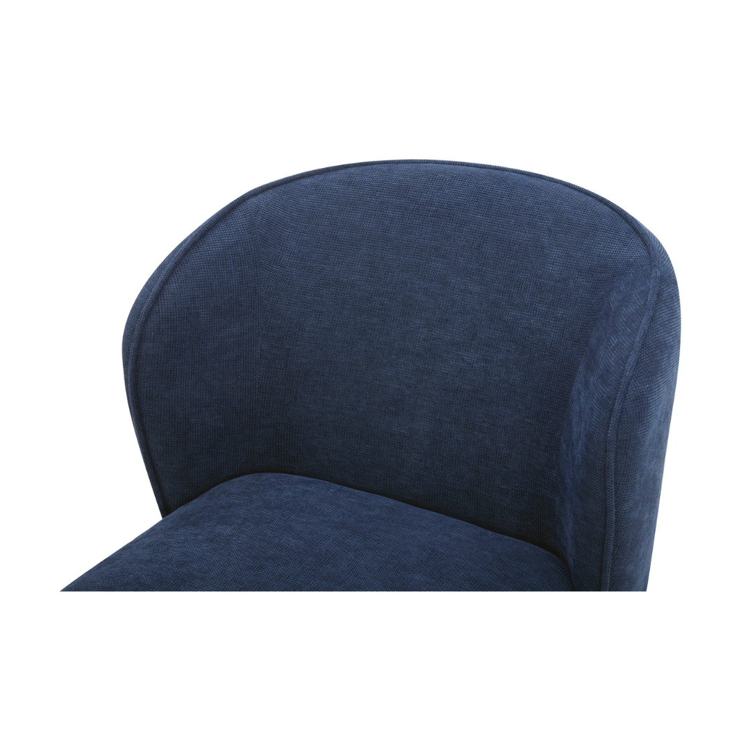 Larson Performance Fabric Rolling Dining Chair