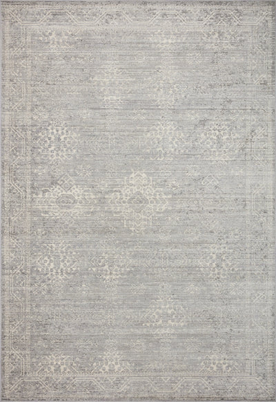 Indra Silver + Ivory Rug