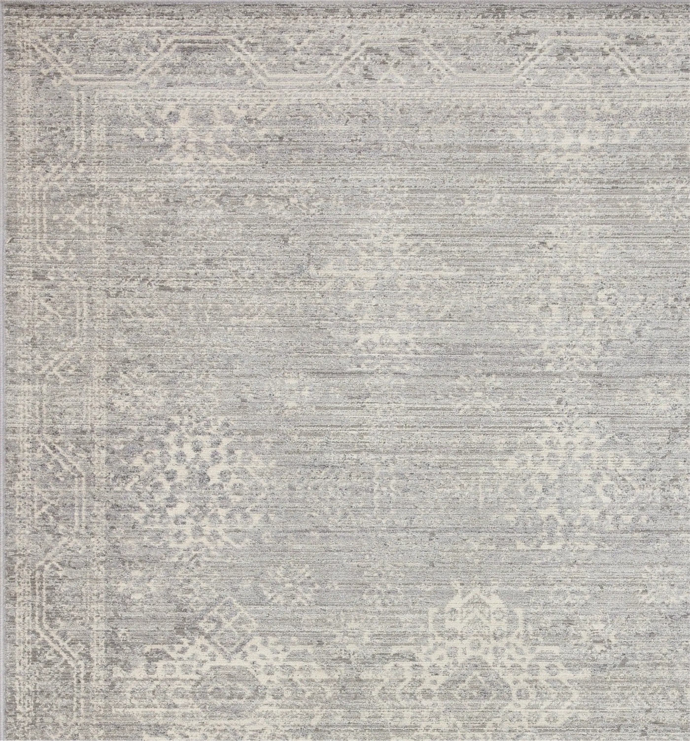 Indra Silver + Ivory Rug