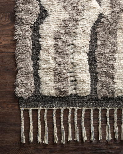 Khalid Rug, Stone/Charcoal