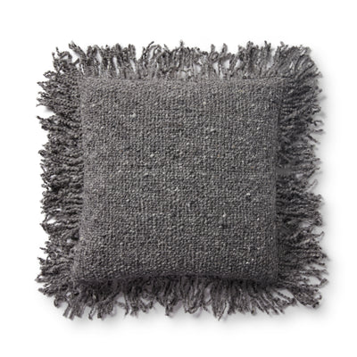 Knit Charcoal Pillow, Down-Filled