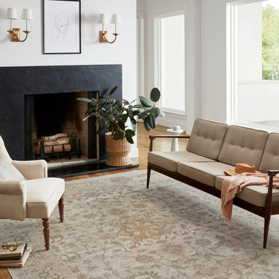 Rosemarie Ivory + Natural Rug