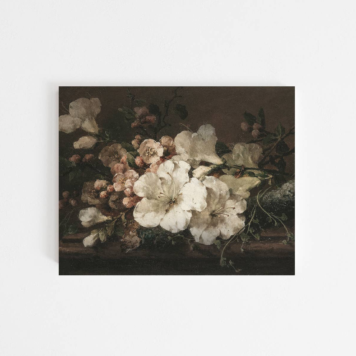 Moody Floral Art Print: 11x14in