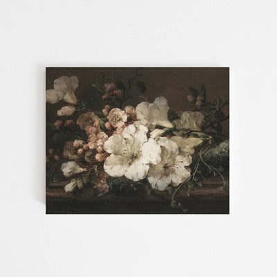 Moody Floral Art Print: 11x14in