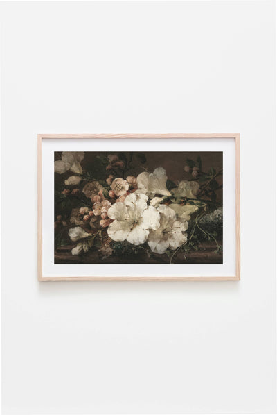 Moody Floral Art Print: 11x14in