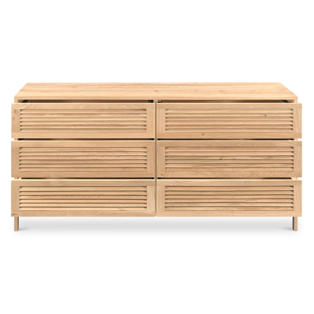 Teeda Six Drawer Dresser