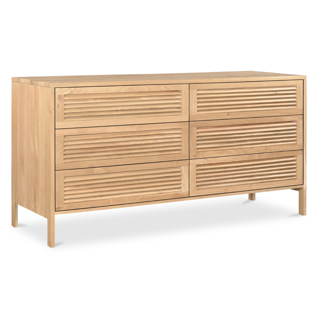 Teeda Six Drawer Dresser