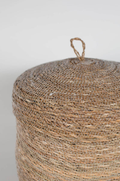 Stitched Hogla Basket - Birch and Bind