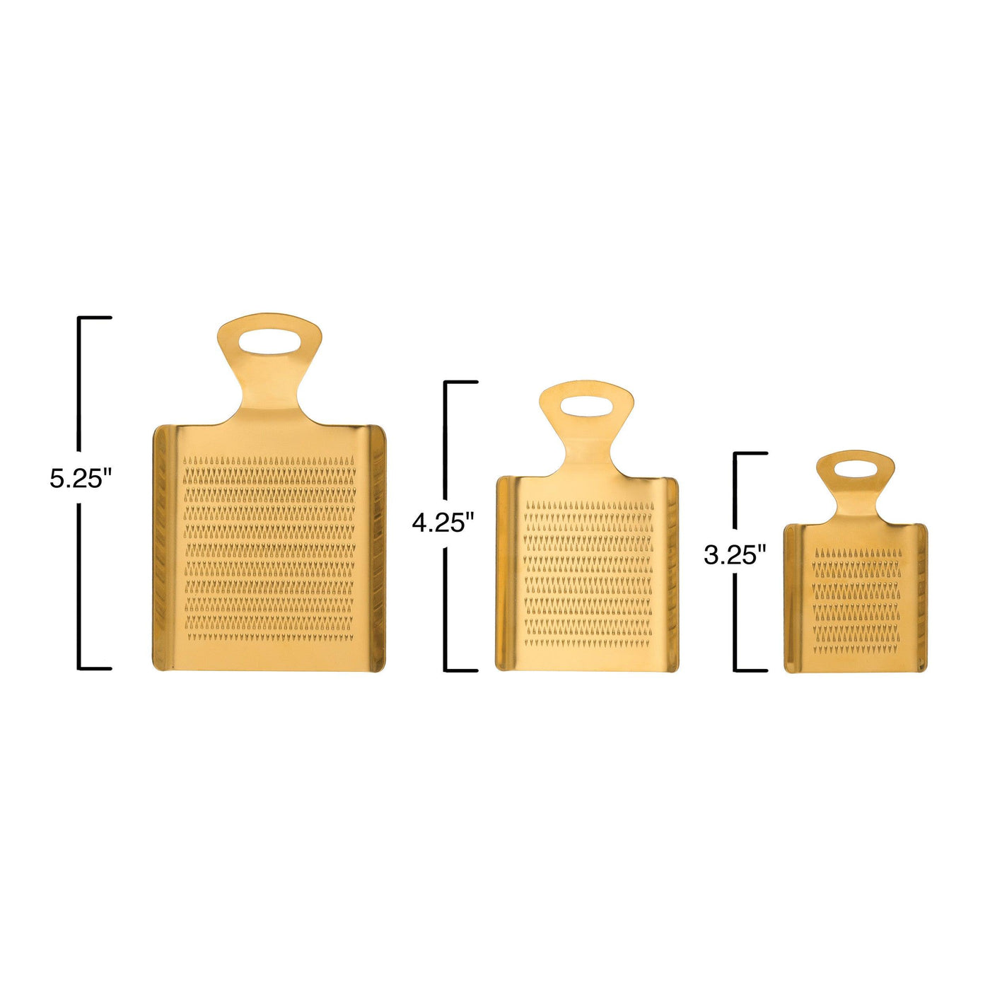 Gold Mini Stainless Steel Grater Set - Birch and Bind