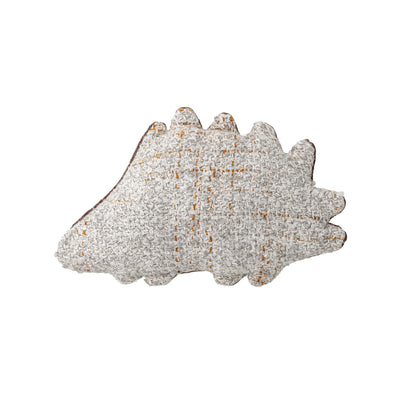 Boucle Embroidered Hedgehog Shaped Pillow