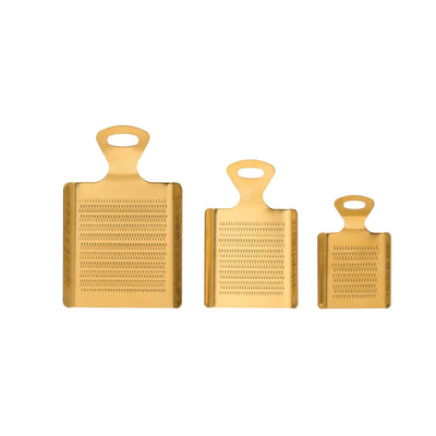 Gold Mini Stainless Steel Grater Set - Birch and Bind