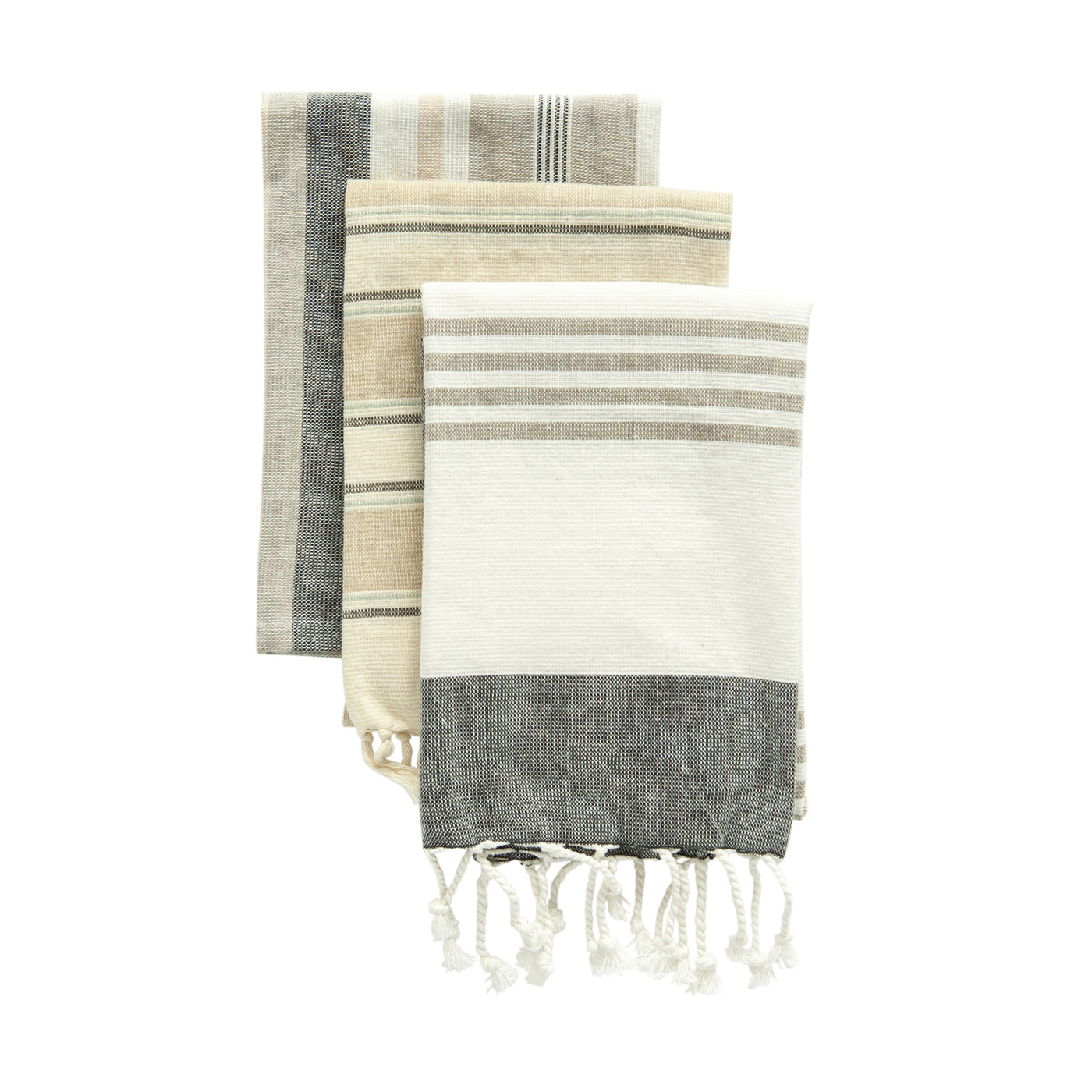Cotton Striped Tea Towel Set - Birch and Bind