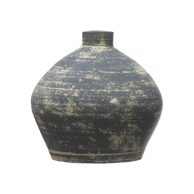 Decorative Clay Vase w/ Antique Finish - Birch and Bind